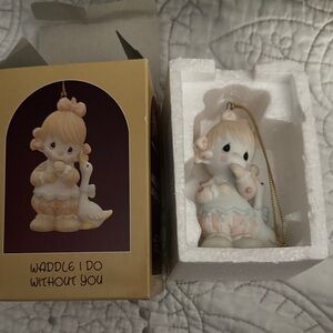 Adorable Figurine with Goose